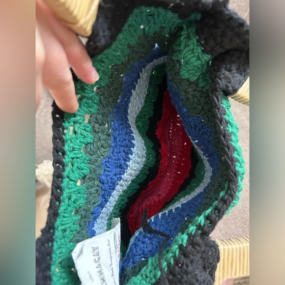 NEW! NANNACAY VERA MINI GALACTICS BAG, crochet, knit, handmade, one of a kind - Picture 4 of 10